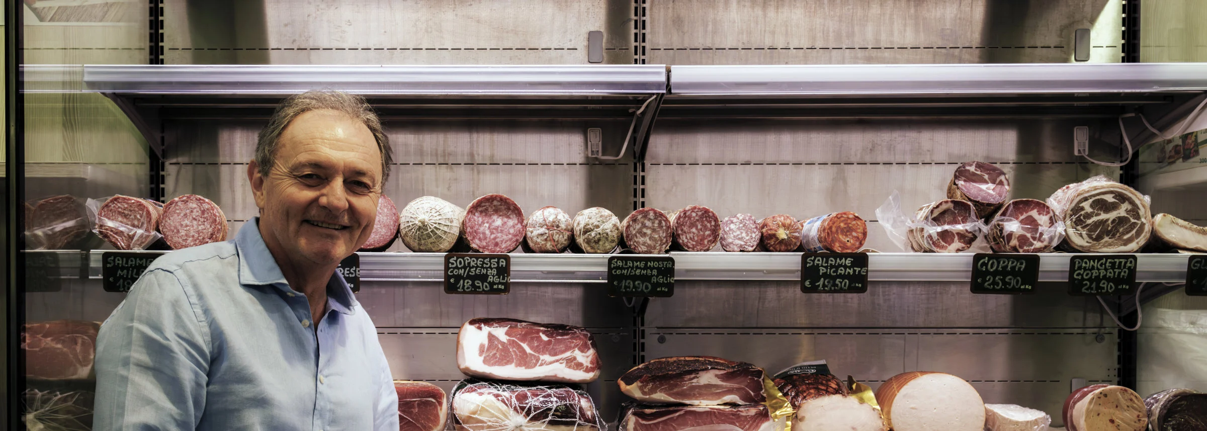 Foto del mini market reparto salumeria
